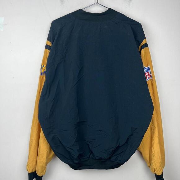 Vintage Fox Sports NFL Jacket XL Made in USA Game Sportswear LTD Blue Yellow - Picture 2 of 7